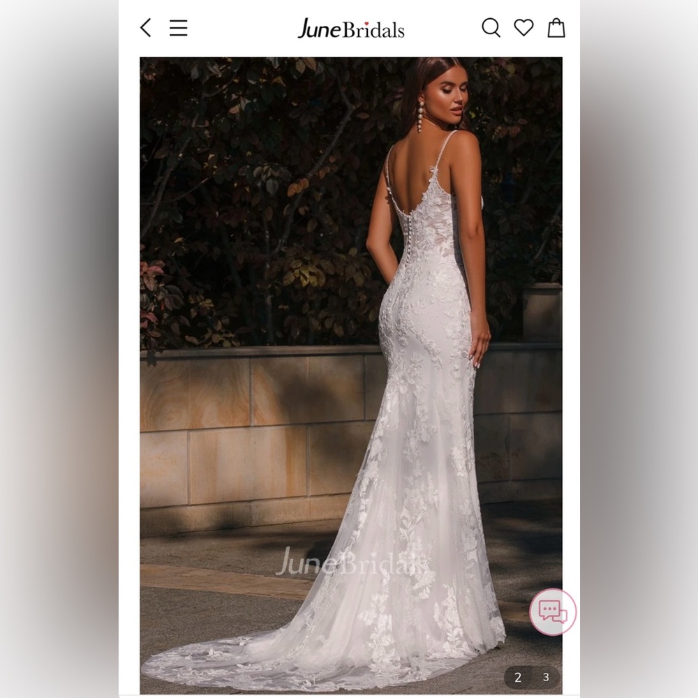 White Lace Wedding Dress